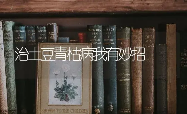 治土豆青枯病我有妙招 | 蔬菜种植