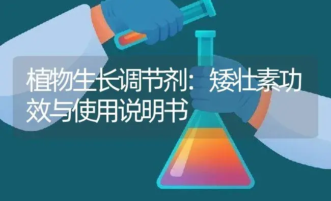 植物生长调节剂：矮壮素 | 适用防治对象及农作物使用方法说明书 | 植物农药