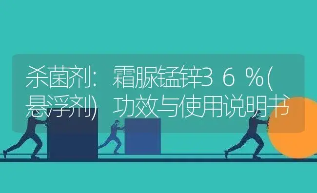 杀菌剂：霜脲锰锌36%(悬浮剂) | 适用防治对象及农作物使用方法说明书 | 植物农药