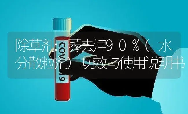 除草剂：莠去津90%(水分散粒剂) | 适用防治对象及农作物使用方法说明书 | 植物农药