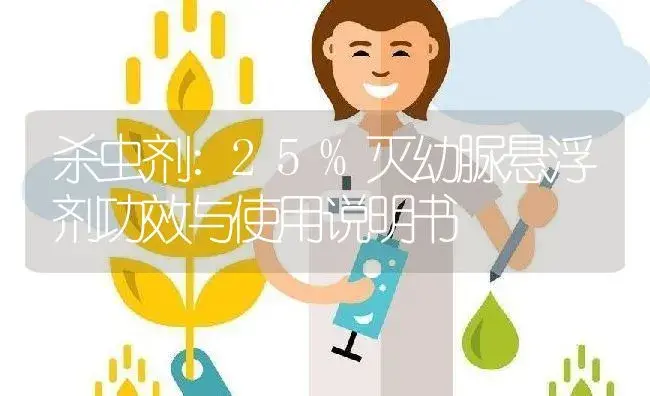 杀虫剂：25%灭幼脲悬浮剂 | 适用防治对象及农作物使用方法说明书 | 植物农药