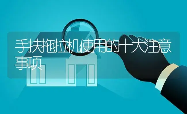 手扶拖拉机使用的十大注意事项 | 农资农机
