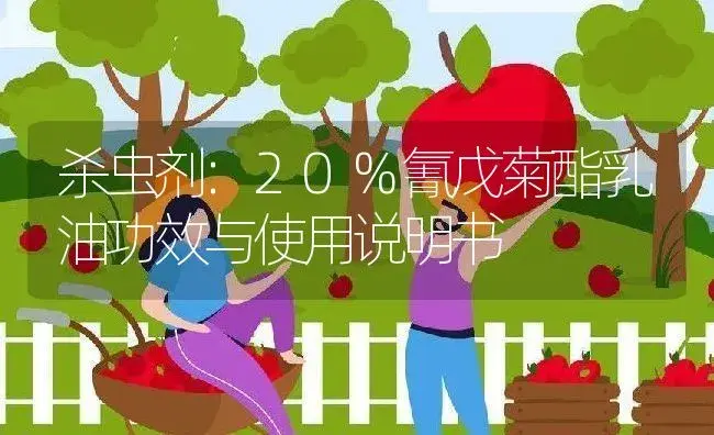 杀虫剂：20%氰戊菊酯乳油 | 适用防治对象及农作物使用方法说明书 | 植物农药