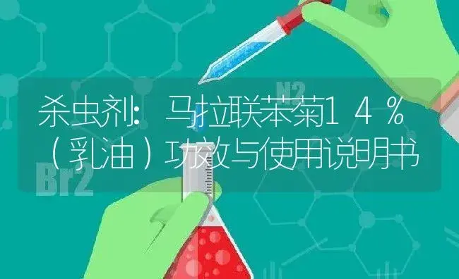 杀虫剂：马拉联苯菊14%（乳油） | 适用防治对象及农作物使用方法说明书 | 植物农药