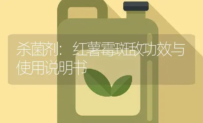 杀菌剂：红薯霉斑敌 | 适用防治对象及农作物使用方法说明书 | 植物农药