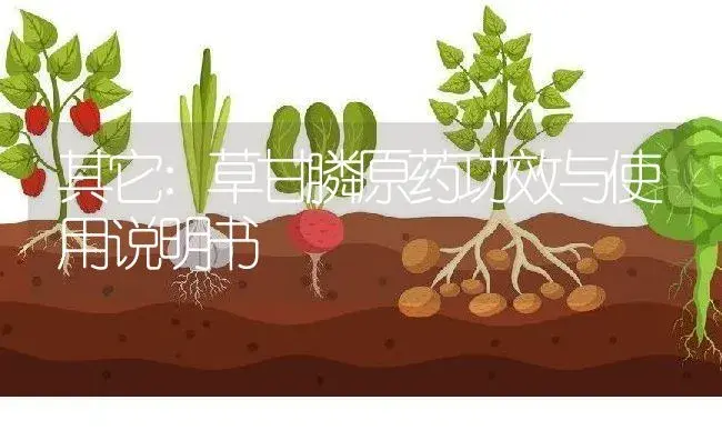 其它：草甘膦原药 | 适用防治对象及农作物使用方法说明书 | 植物农药