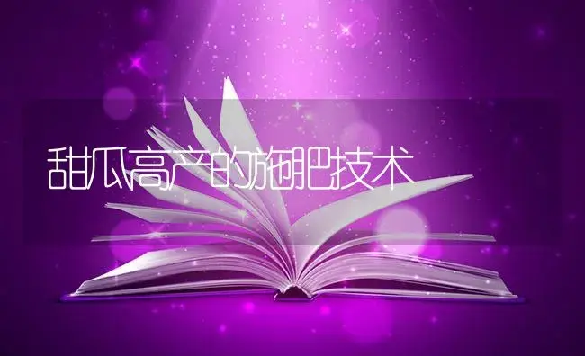 甜瓜高产的施肥技术 | 蔬菜种植