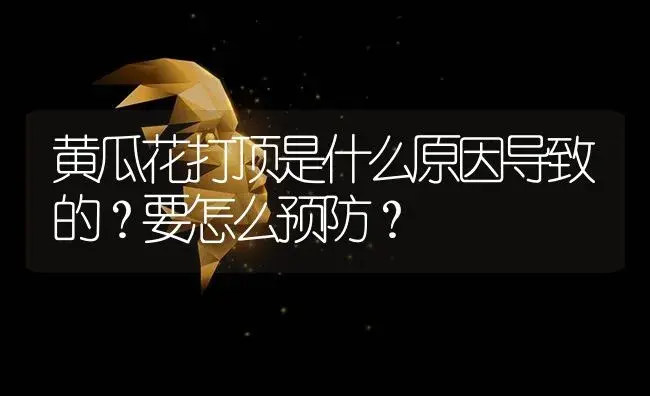 黄瓜花打顶是什么原因导致的？要怎么预防？ | 蔬菜种植