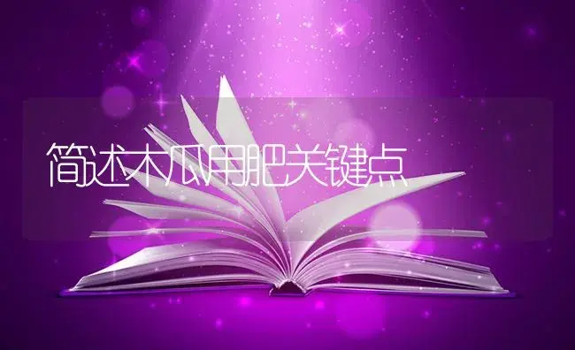 简述木瓜用肥关键点 | 蔬菜种植