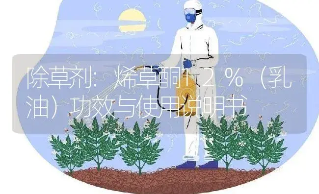 除草剂：烯草酮12%（乳油） | 适用防治对象及农作物使用方法说明书 | 植物农药