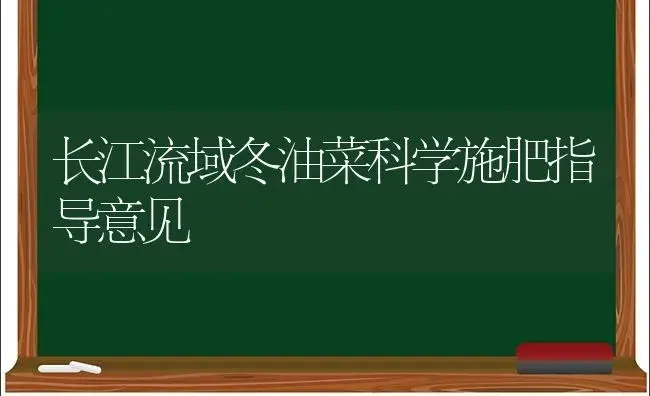 长江流域冬油菜科学施肥指导意见 | 植物肥料