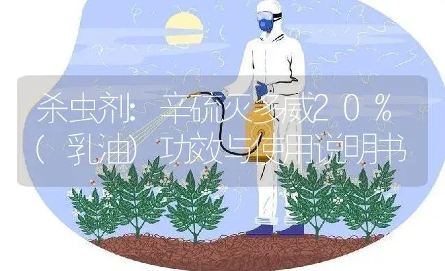 杀虫剂：辛硫灭多威20%(乳油) | 适用防治对象及农作物使用方法说明书 | 植物农药