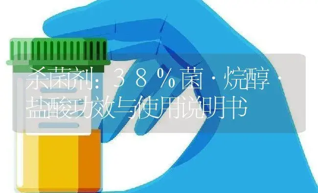 杀菌剂：38%菌·烷醇·盐酸 | 适用防治对象及农作物使用方法说明书 | 植物农药