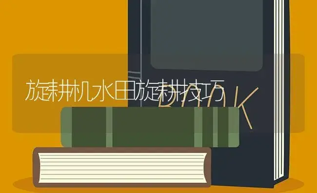 旋耕机水田旋耕技巧 | 农资农机