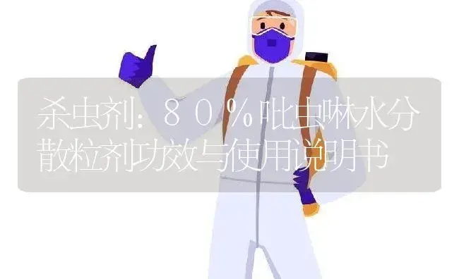 杀虫剂：80%吡虫啉水分散粒剂 | 适用防治对象及农作物使用方法说明书 | 植物农药
