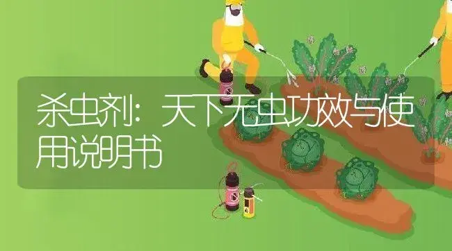 杀虫剂：天下无虫 | 适用防治对象及农作物使用方法说明书 | 植物农药