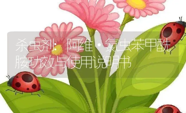 杀虫剂：阿维·氯虫苯甲酰胺 | 适用防治对象及农作物使用方法说明书 | 植物农药