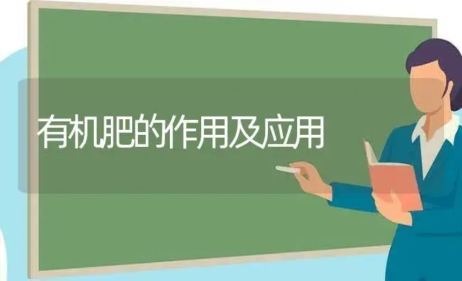 有机肥的作用及应用 | 植物肥料