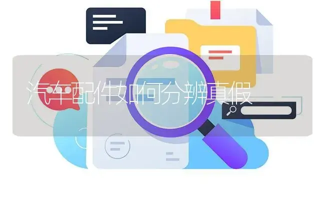 汽车配件如何分辨真假 | 农资农机
