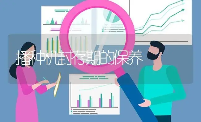 播种机封存期的保养 | 农资农机