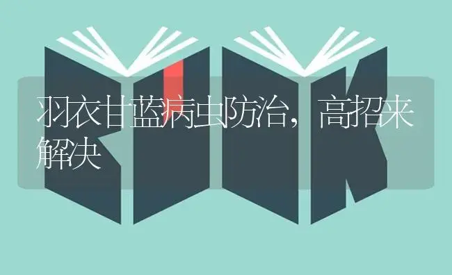 羽衣甘蓝病虫防治，高招来解决 | 蔬菜种植