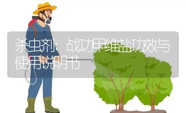 杀虫剂：战功甲维盐 | 适用防治对象及农作物使用方法说明书 | 植物农药